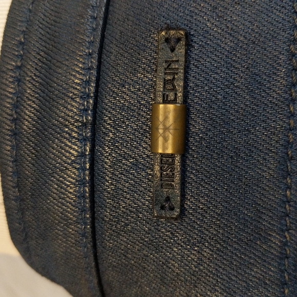 DIESEL + EDUN Faux Leather Denim Jacket - Picture 5 of 9